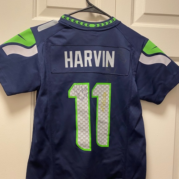 NFL Seattle Seahawks Percy Harvin #11 Nike On Field Blue Jersey Size Small - Picture 4 of 12